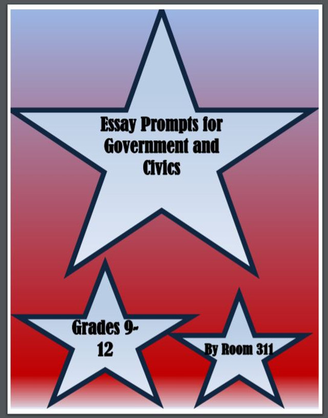 american government essay prompts