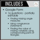 Angles of Triangles and Congruent Triangles Review (Google Forms)