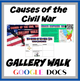 Causes of the Civil War Gallery Walk
