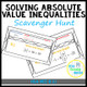 SCAVENGER HUNT: Solving Absolute Value Inequalities (12 Problems ...