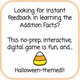 Addition Digital Flashcards - Halloween-Themed - Amped Up Learning