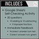 Adding and Subtracting Fractions Self Checking Sheet for Google Sheets