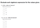 Combining Like Terms and Evaluating Algebraic Expressions: GOOGLE FORMS ...