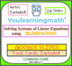 Solving Systems of Linear Equations using Elimination: GOOGLE SLIDES ...