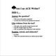 ACE Writing Strategy poster / handout / worksheet - Amped Up Learning