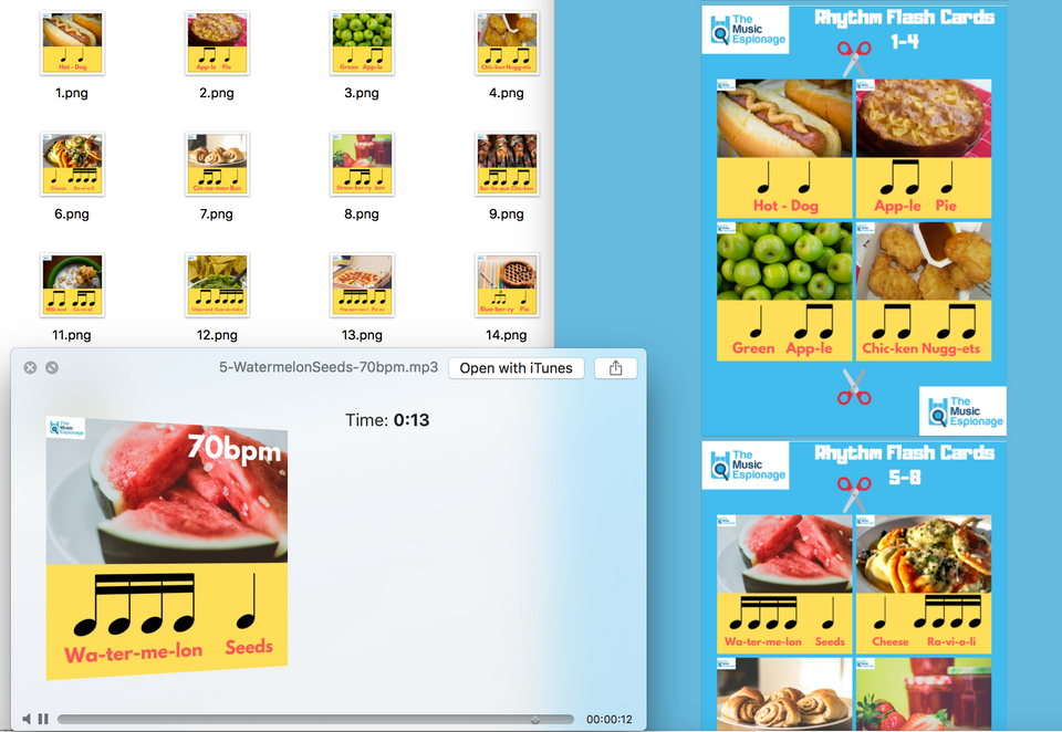 Rhythm Flash Cards