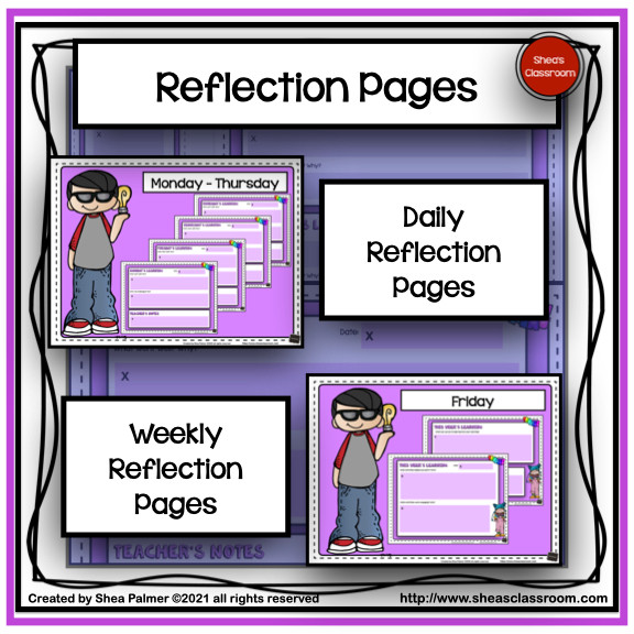 Student Reflection Journal Resources With Print & Digital Options