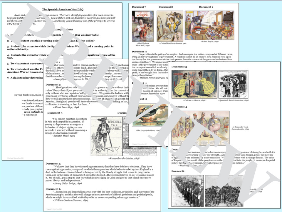 Historical Theater: The Spanish American War - Amped Up Learning