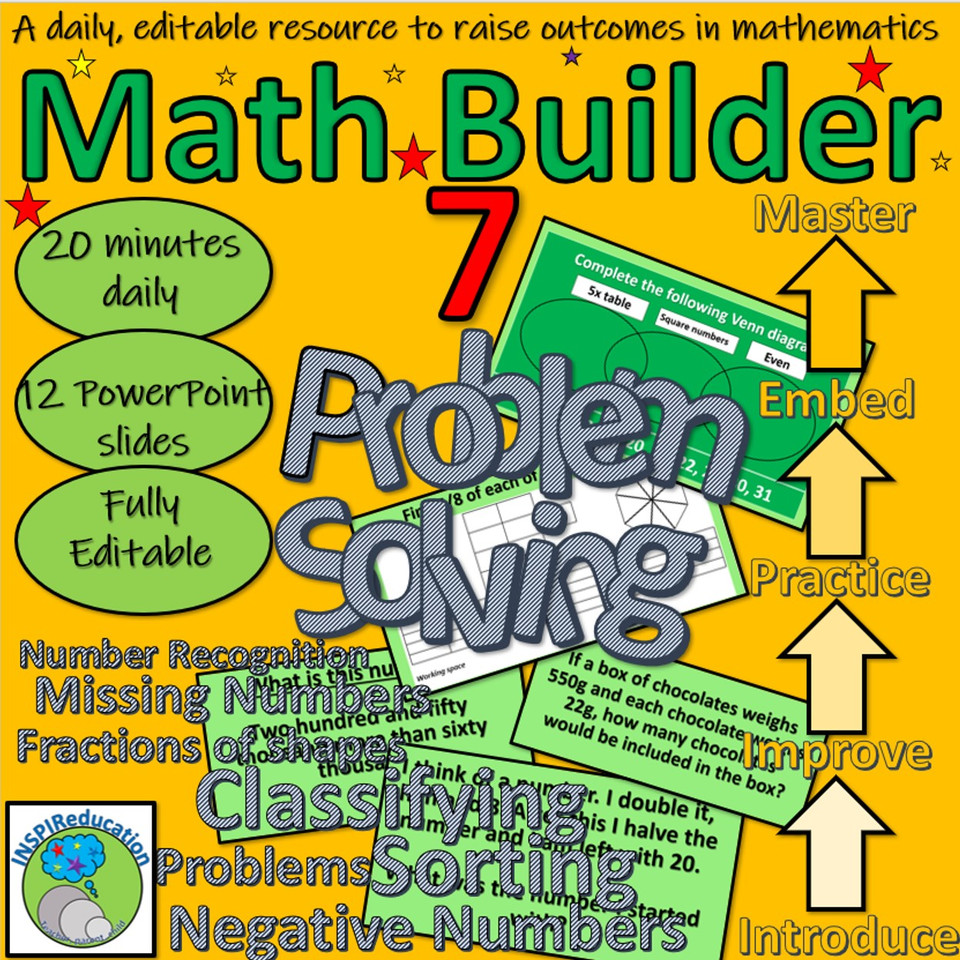 Math Builder 7: Daily Math Activities to Build and Embed Skills in ...