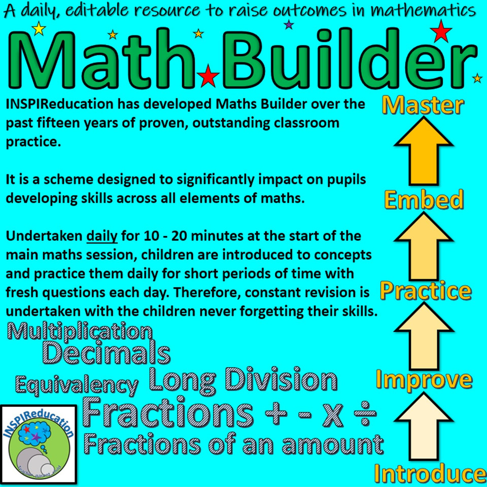 Math Builder Bundle: 9 PowerPoint Presentations to Build and Embed ...