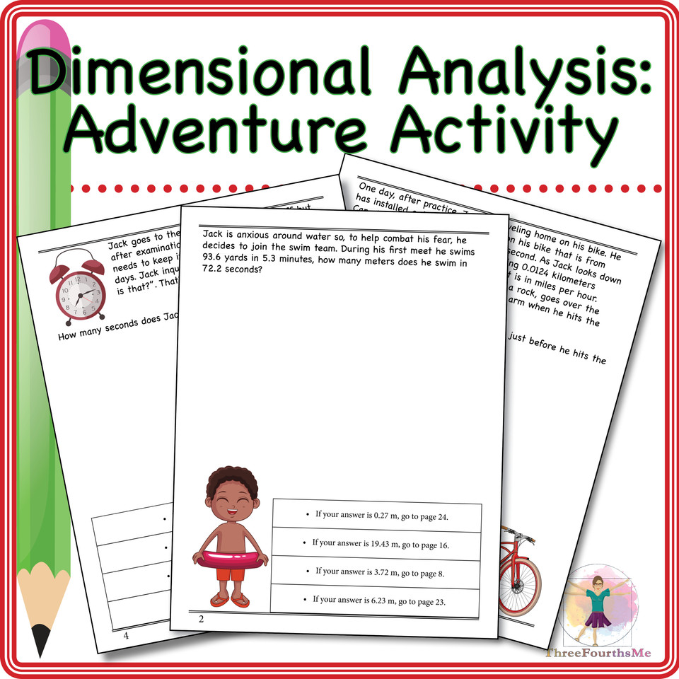 Dimensional Analysis Scaffolded Notes - Amped Up Learning