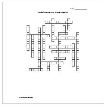 Earth Science Vocabulary Crossword Collection Amped Up Learning