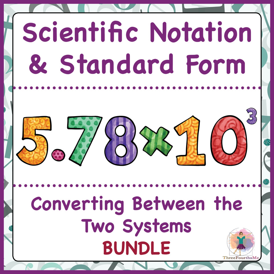 Scientific Notation Bundle of Five Lessons