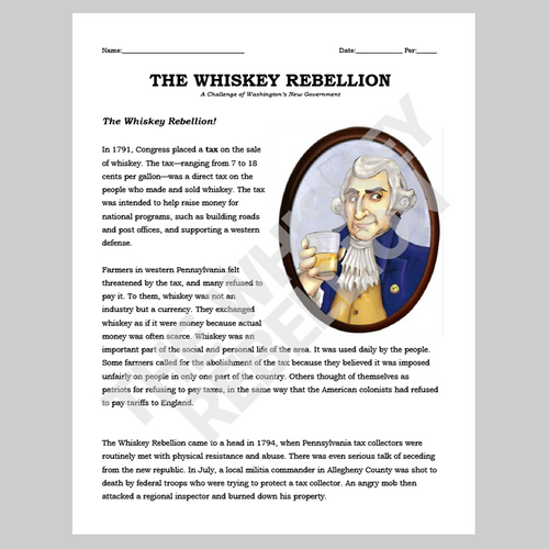 Whiskey Rebellion: Questions 6. (U.S. National Park Service)