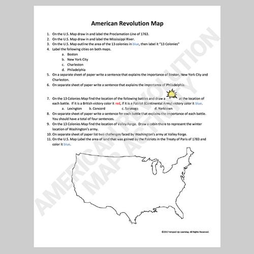 patriot map activity