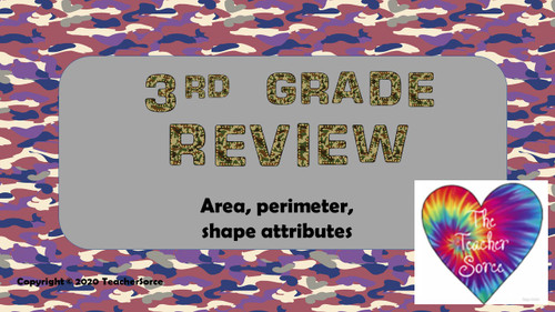 Math Review Game 3rd Grade #2 - Amped Up Learning