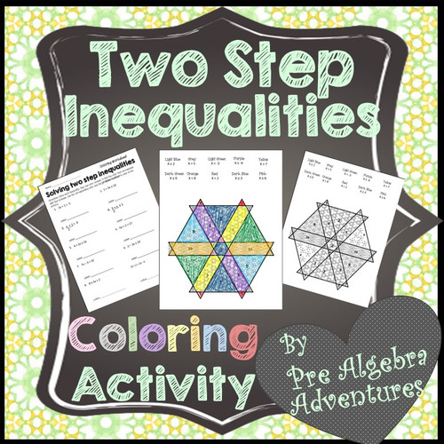 Two Step Inequalities Coloring Worksheet Amped Up Learning two-step-inequalities-coloring-worksheet-amped-up-learning