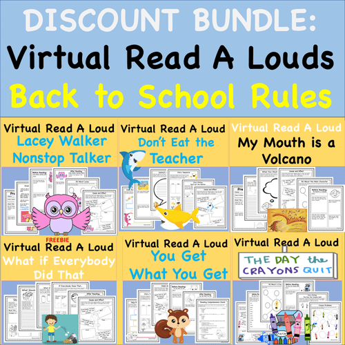 Virtual Learning Classroom Rules by Reading with Be