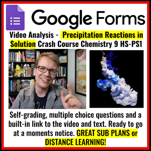 Video Analysis - Precipitation Reactions in Solution Crash Course ...