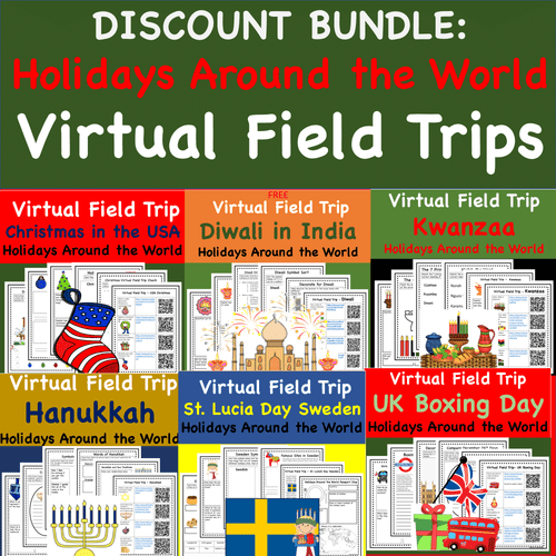 Holidays Around the World Virtual Field Trips - Discount Bundle