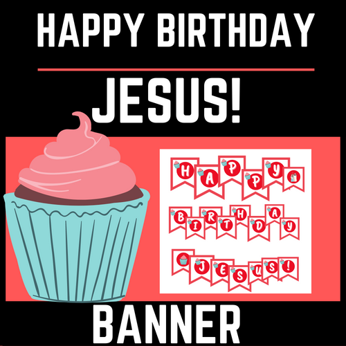 Happy Jesus Birthday Banner