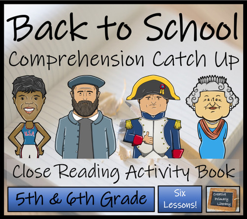 Summer Comprehension Catch Up | Close Reading Book | 5th Grade & 6th Grade