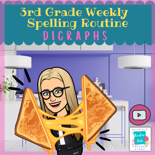 3rd Grade Weekly Spelling Routine-Digraphs
