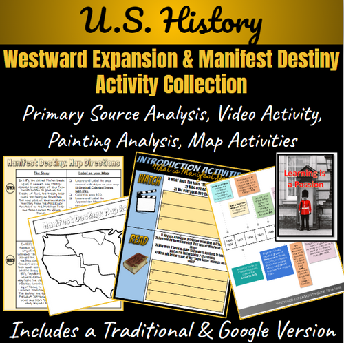 westward expansion map activity answer key