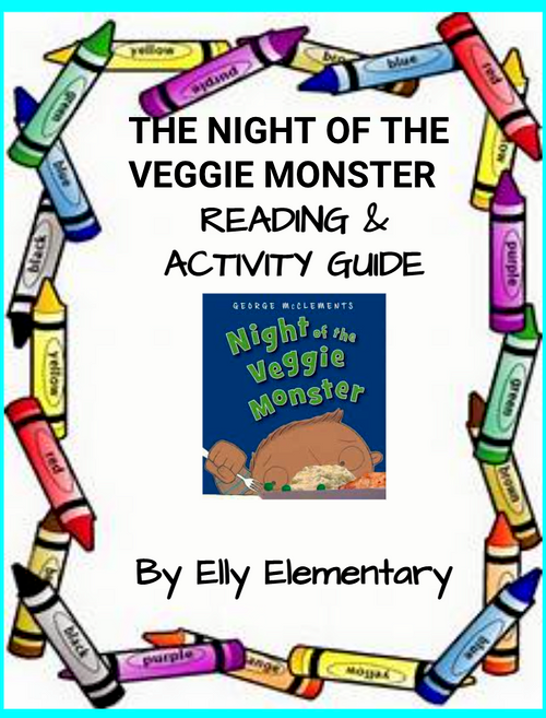 THE NIGHT OF THE VEGGIE MONSTER READING LESSONS &amp; ACTIVITIES PACKET ...