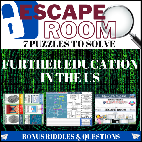 Further Education in the US Escape Room - Amped Up Learning