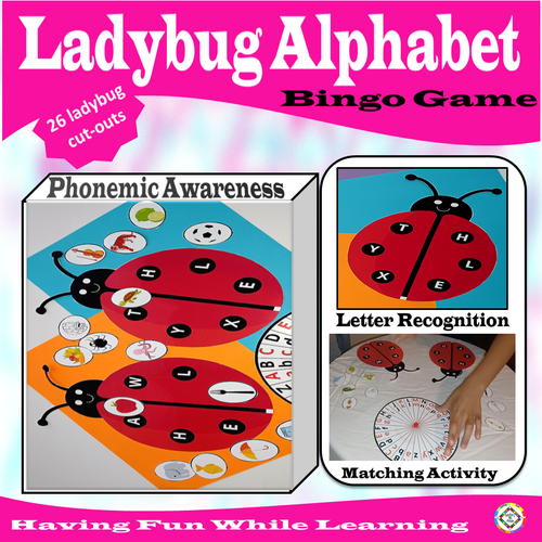 Ladybug Alphabet Bingo Game