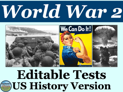 World War 2 Test for US History