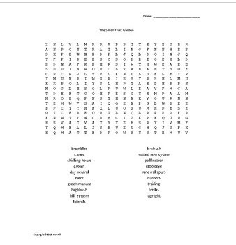 Horticulture Word Scramble and Word Search Bundle - Amped Up Learning