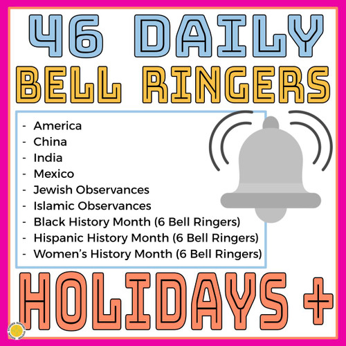 46 Bell Ringers - Holidays & Special Months from Around the Globe + MORE!
