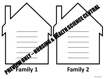 Small Group Assignment Cards - Family Theme - 6 Groups - Amped Up Learning