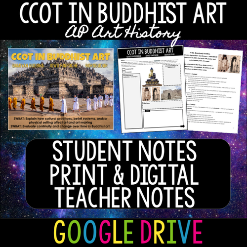 CCOT in Buddhist Art PPT + Writing Prompt - AP Art History - Amped Up ...