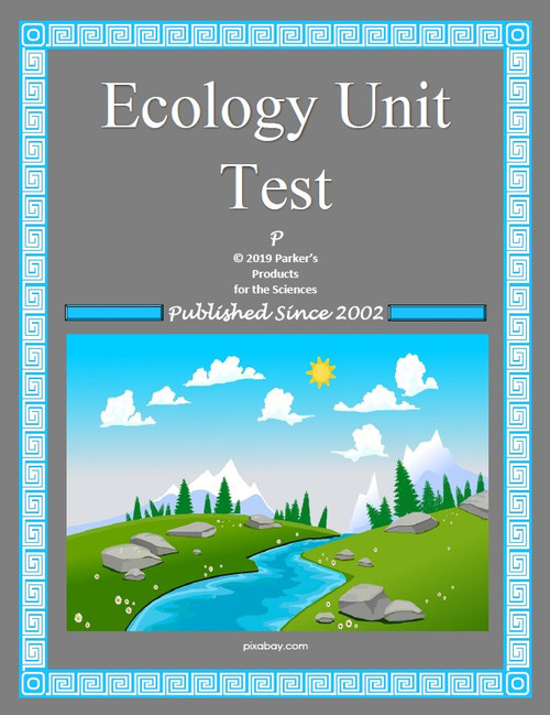 Ecology Unit Test - Amped Up Learning