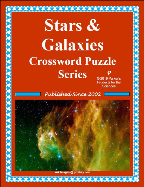 Stars and galaxies crossword puzzle series - amped up learning