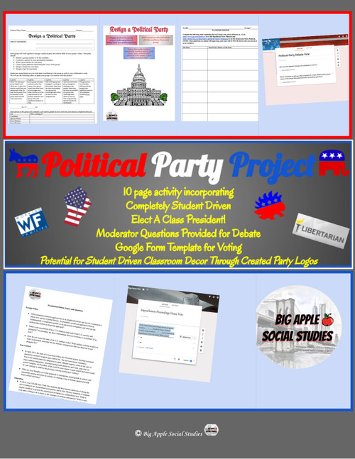 create your own political party assignment examples