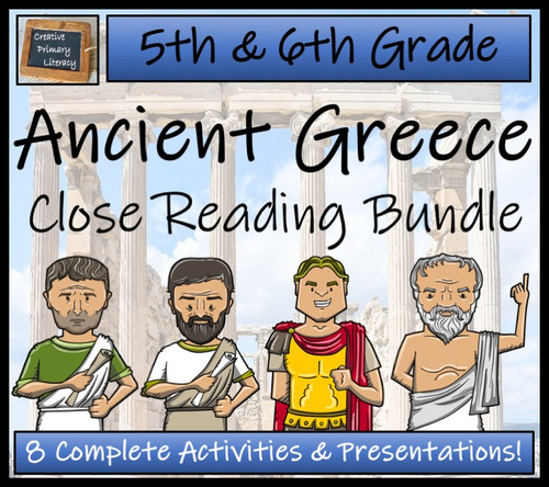Ancient Greece Close Reading Activity Bundle | 5th Grade & 6th Grade ...