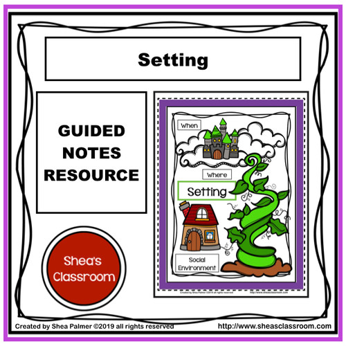 Setting Guided Notes Resource - Amped Up Learning