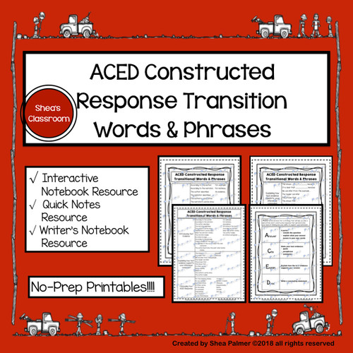 Constructed response math worksheets