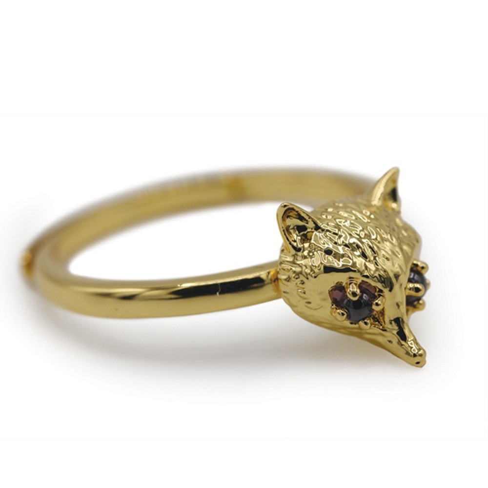 Foxhead Ring - Gold Plating - THE TITANIC STORE