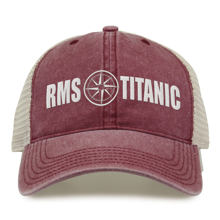 RMS Titanic Compass Cap Dk. Maroon