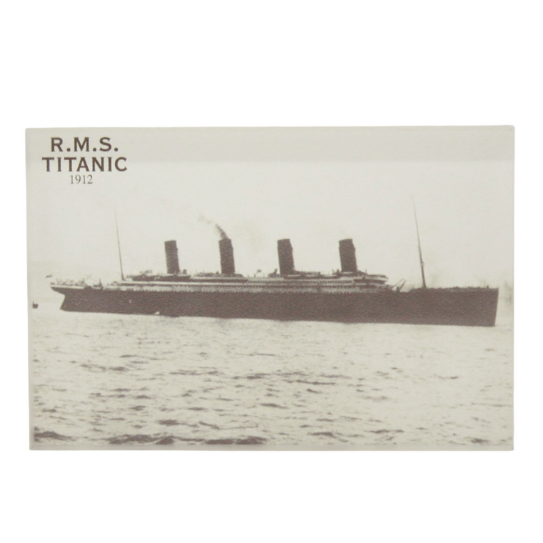 Acrylic Block Titanic Boat 4x6"