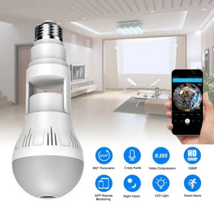 360° Panoramic Hidden Light Bulb Wifi Camera - Cool Brand Designs