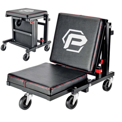 Powerbuilt 2-in-1 Low Creeper Seat Roller Stool