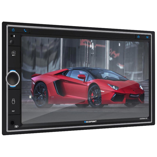 Blaupunkt 6.95 Double Din Fixed Face Touchscreen Dvd Receiver With Bluetooth Usb/sd Inputs And Rem
