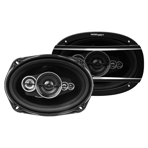 Audiodrift 6x9" 5-way Speakers 500w Max