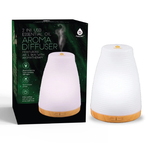 2 - in - 1 USB Essential oil Aroma Diffuser - Cool Brand Designs
